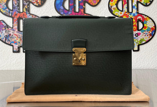 Louis Vuitton Serviette Kourad (Dunkelgrün)