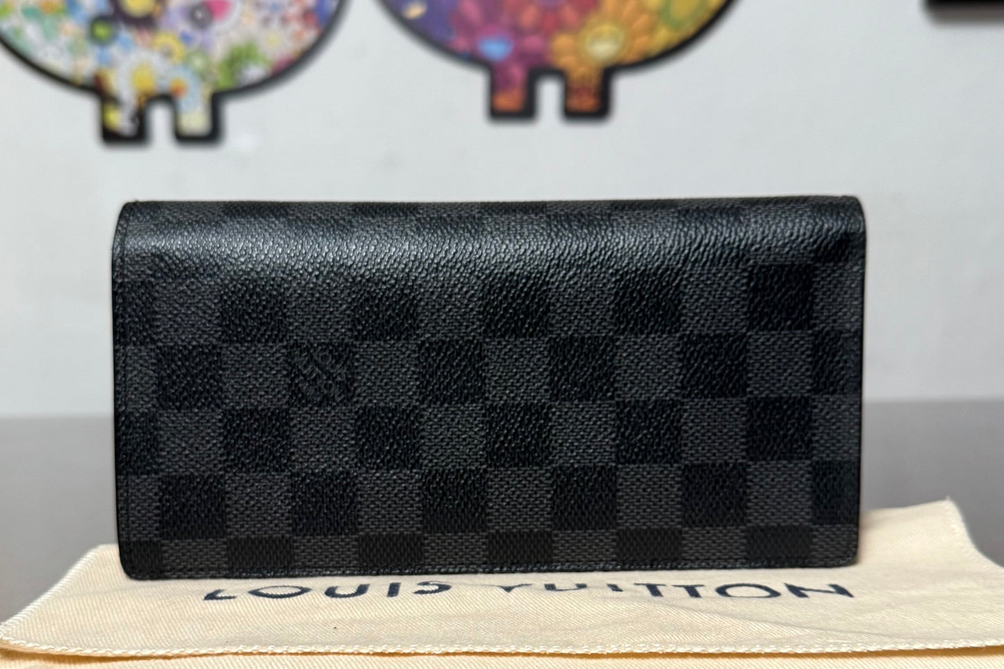 Louis Vuitton Brazza mit Münzfach Damier