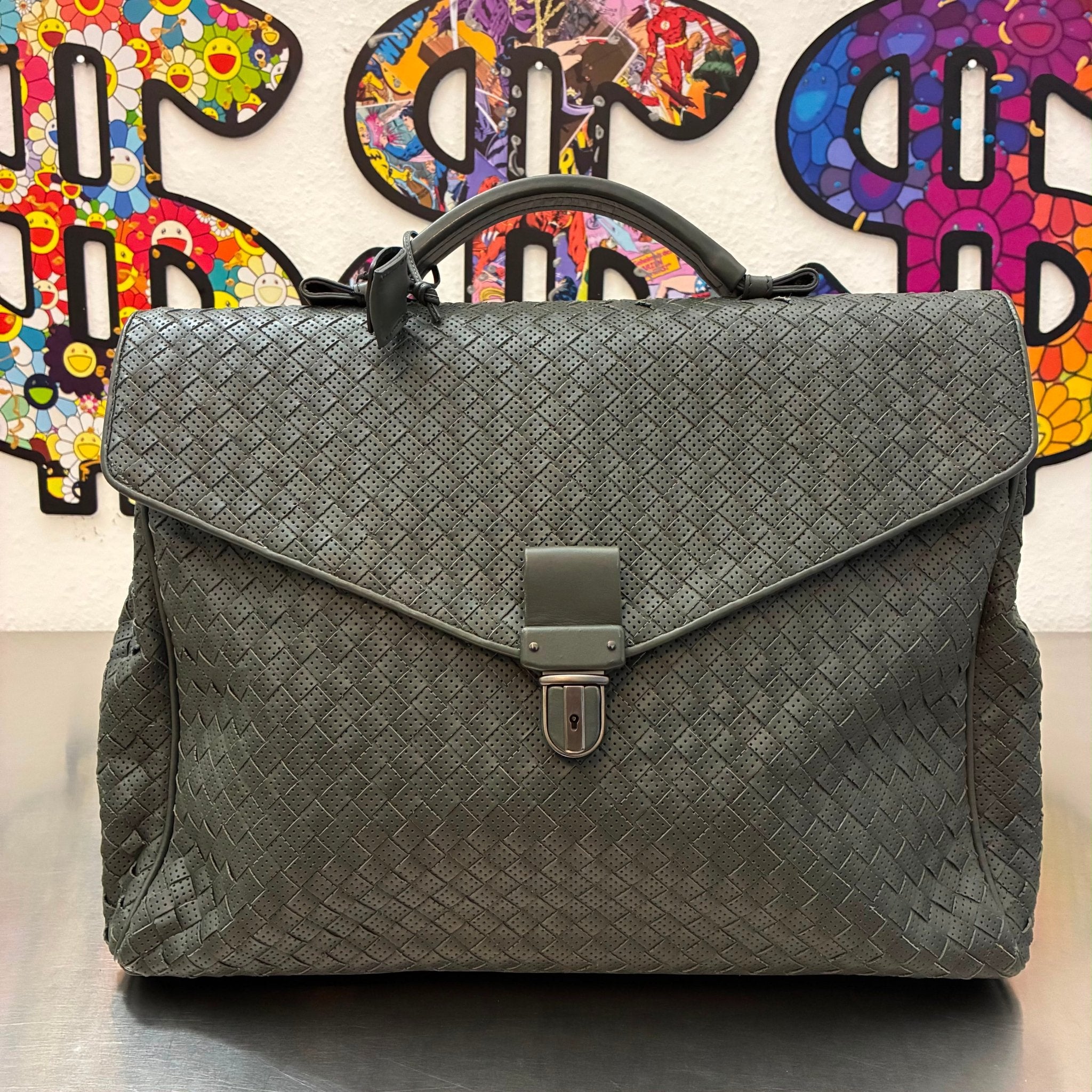 Bottega Veneta Intrecciato Aktentasche