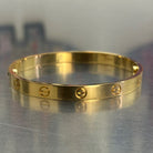 Cartier Love Armreif Klassisches Modell Gelbgold Größe 17