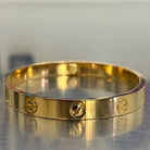 Cartier Love Armreif Klassisches Modell Gelbgold Größe 17