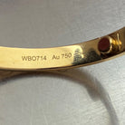 Cartier Love Armreif Klassisches Modell Gelbgold Größe 17