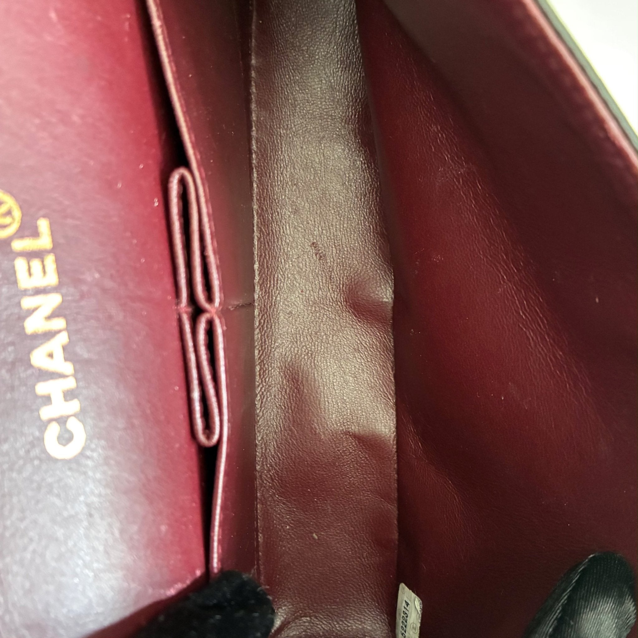 Chanel Timeless mittelgroße Tasche Lammleder
