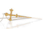 Collier Saphir Kreuz 750/- 5,36ct