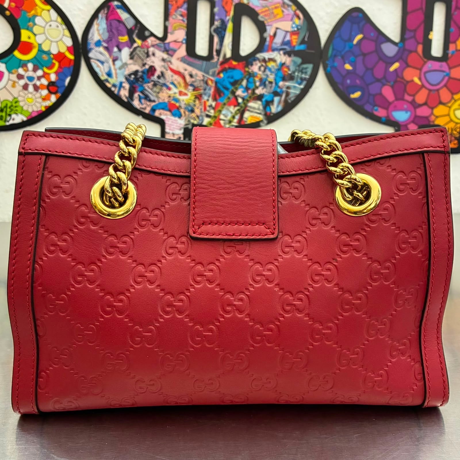 Gucci Guccissima Leder Small Padlock