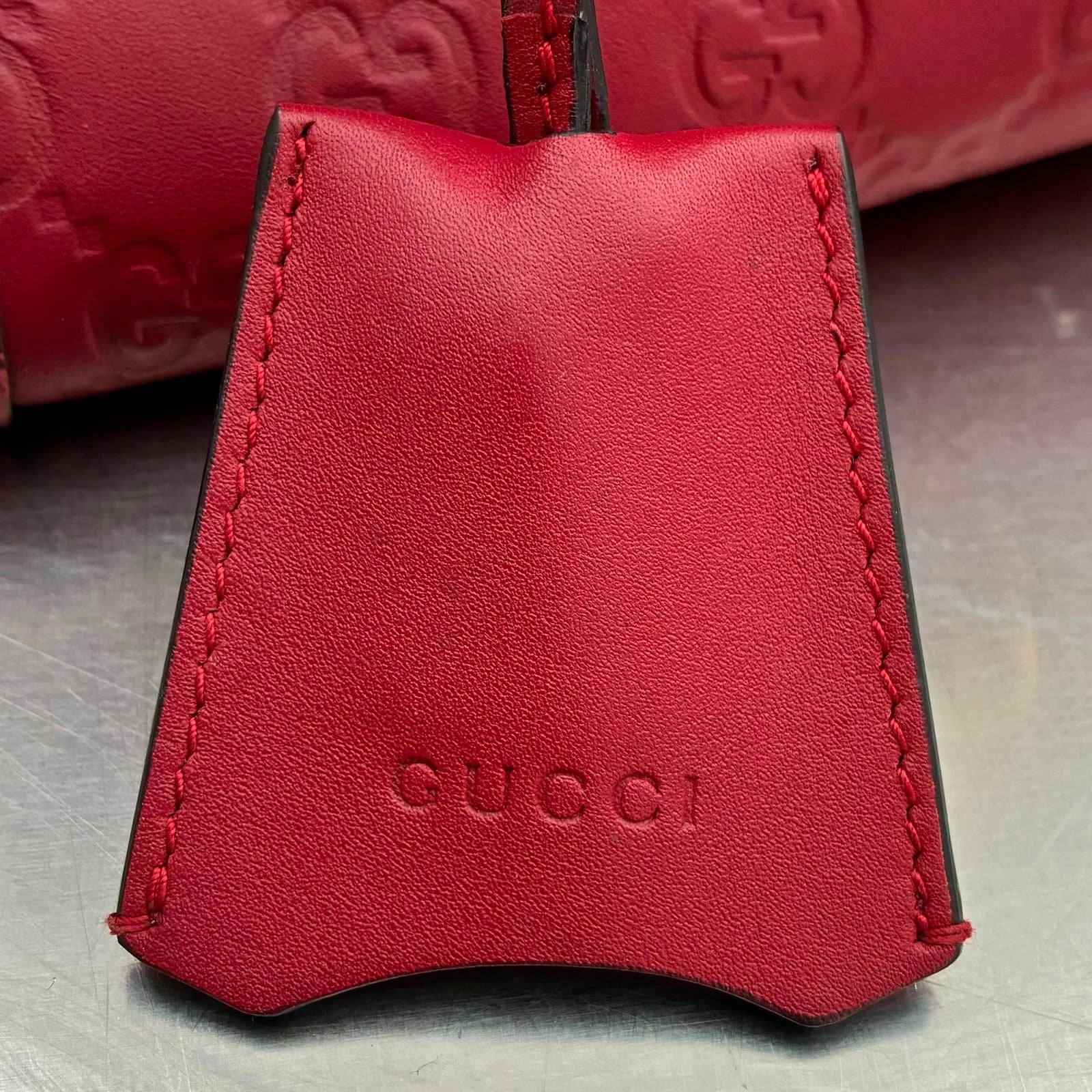 Gucci Guccissima Leder Small Padlock