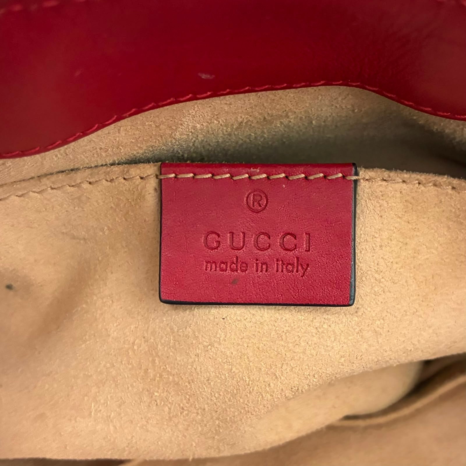 Gucci Guccissima Leder Small Padlock