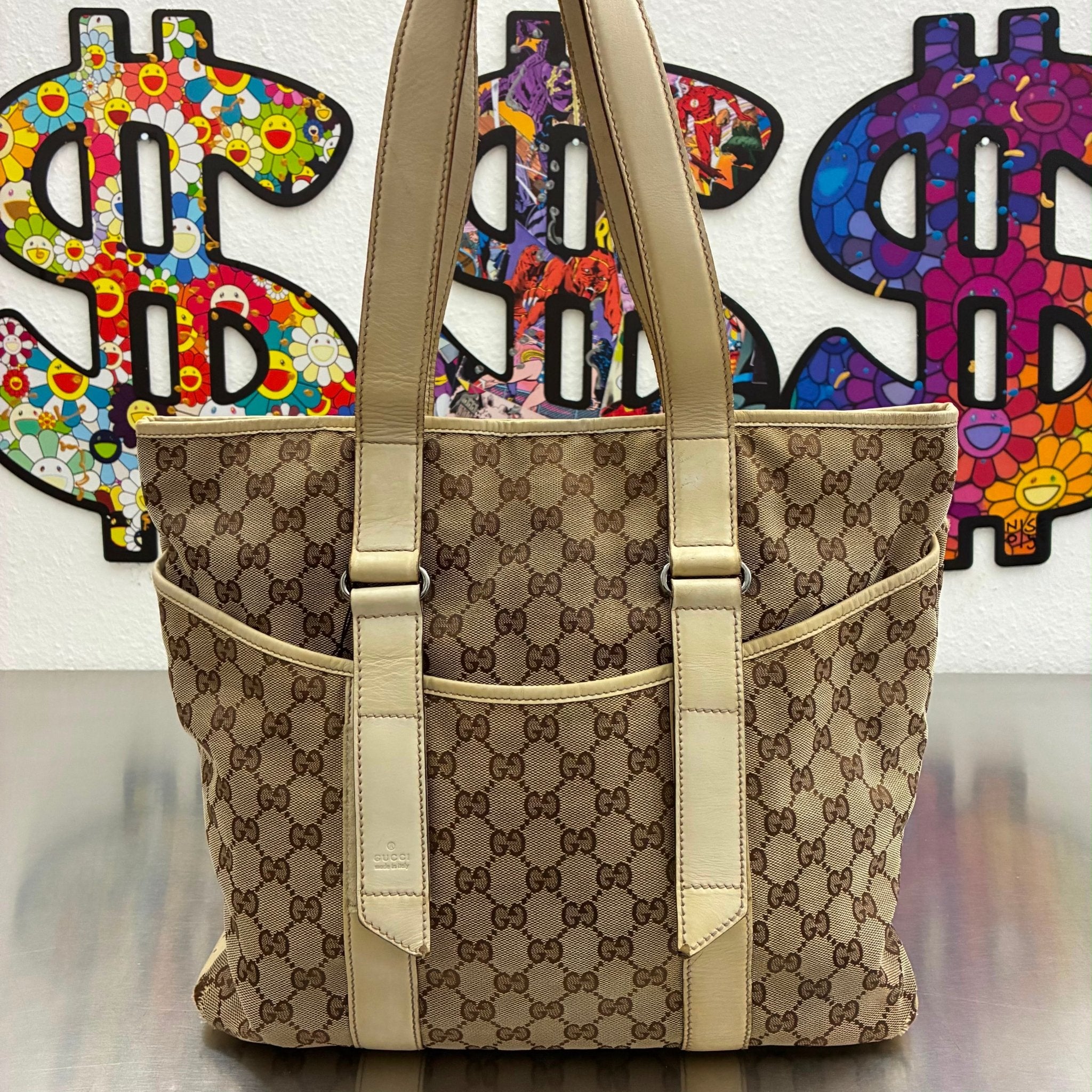Gucci Schultertasche Canvas