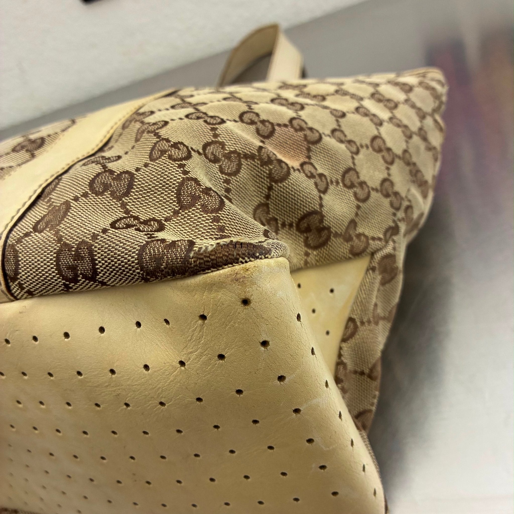 Gucci Schultertasche Canvas