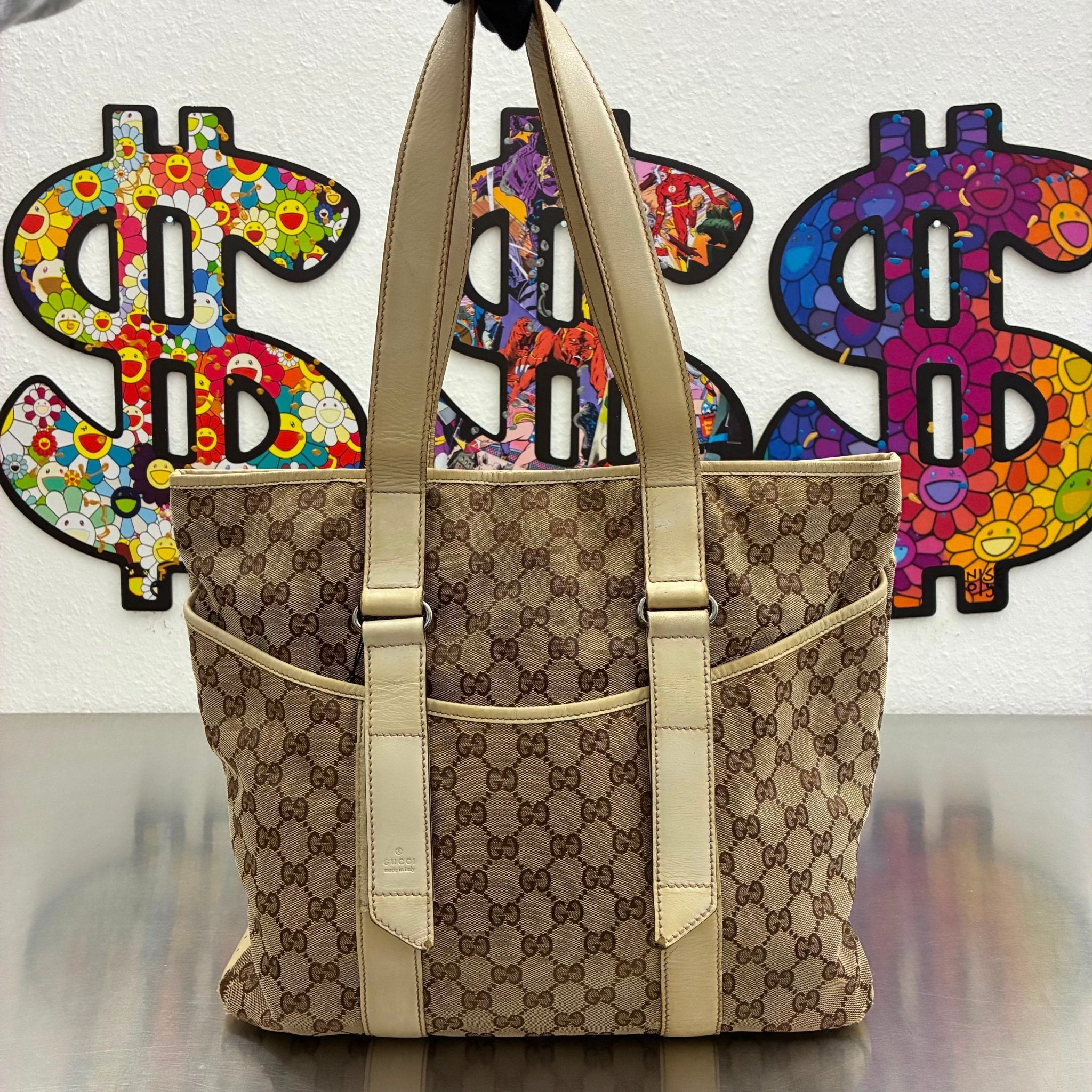 Gucci Schultertasche Canvas