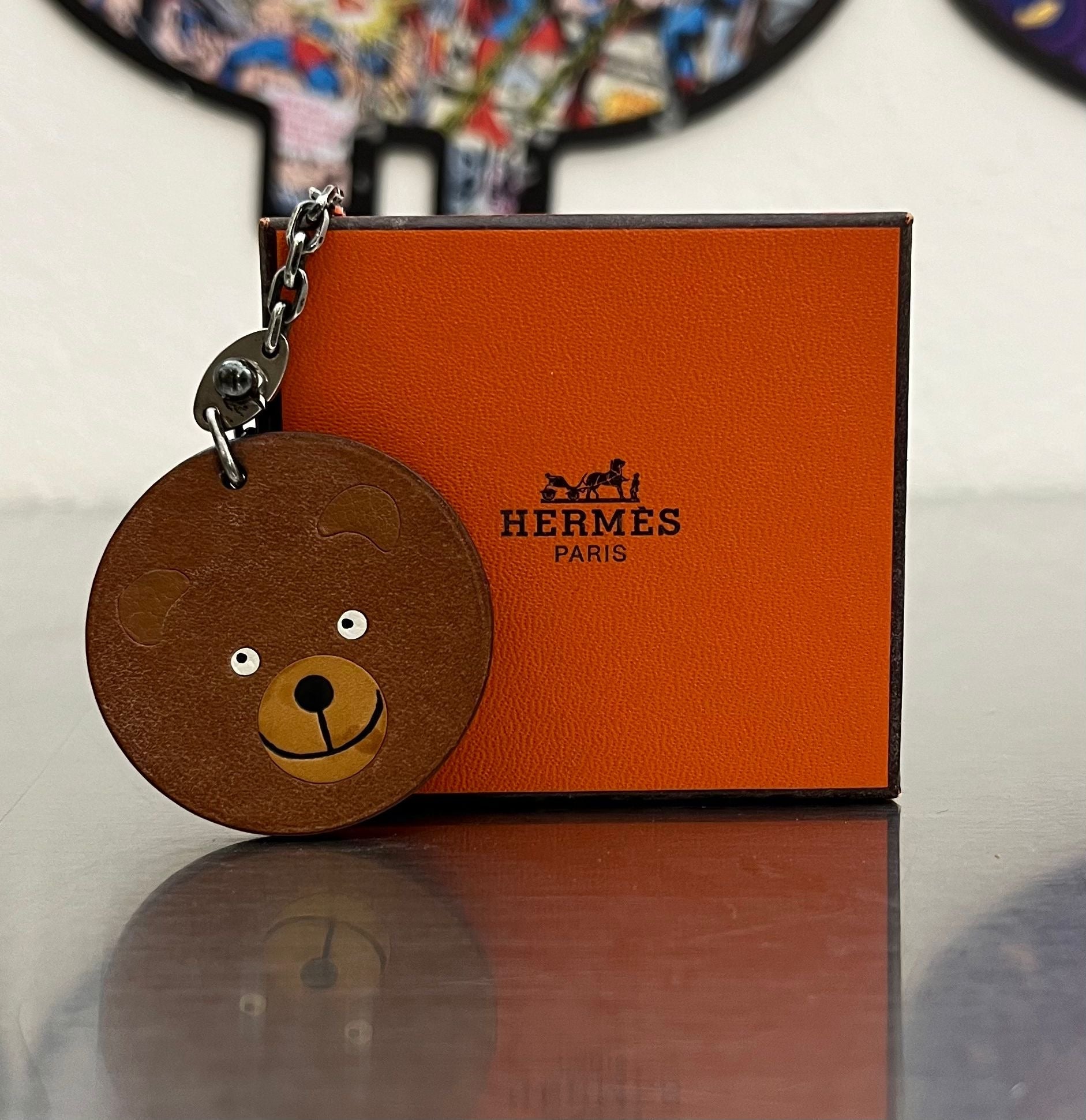 Hermès Arche Noah Anhänger Bär