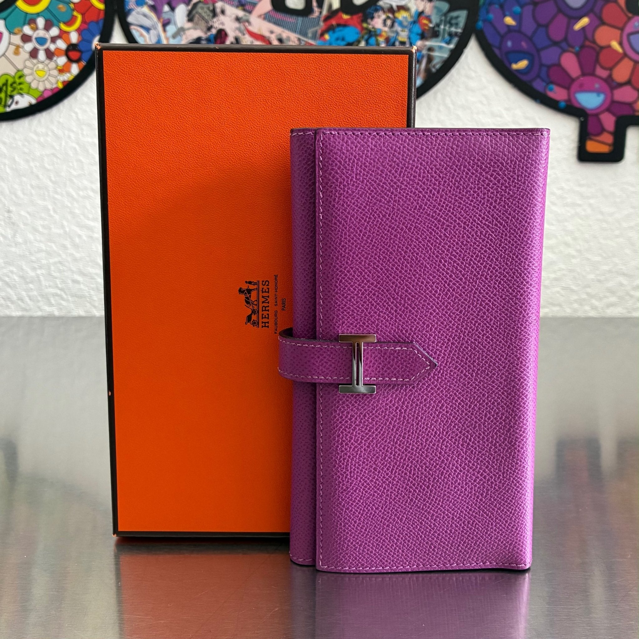 Hermès Geldbörse Béarn Epsom