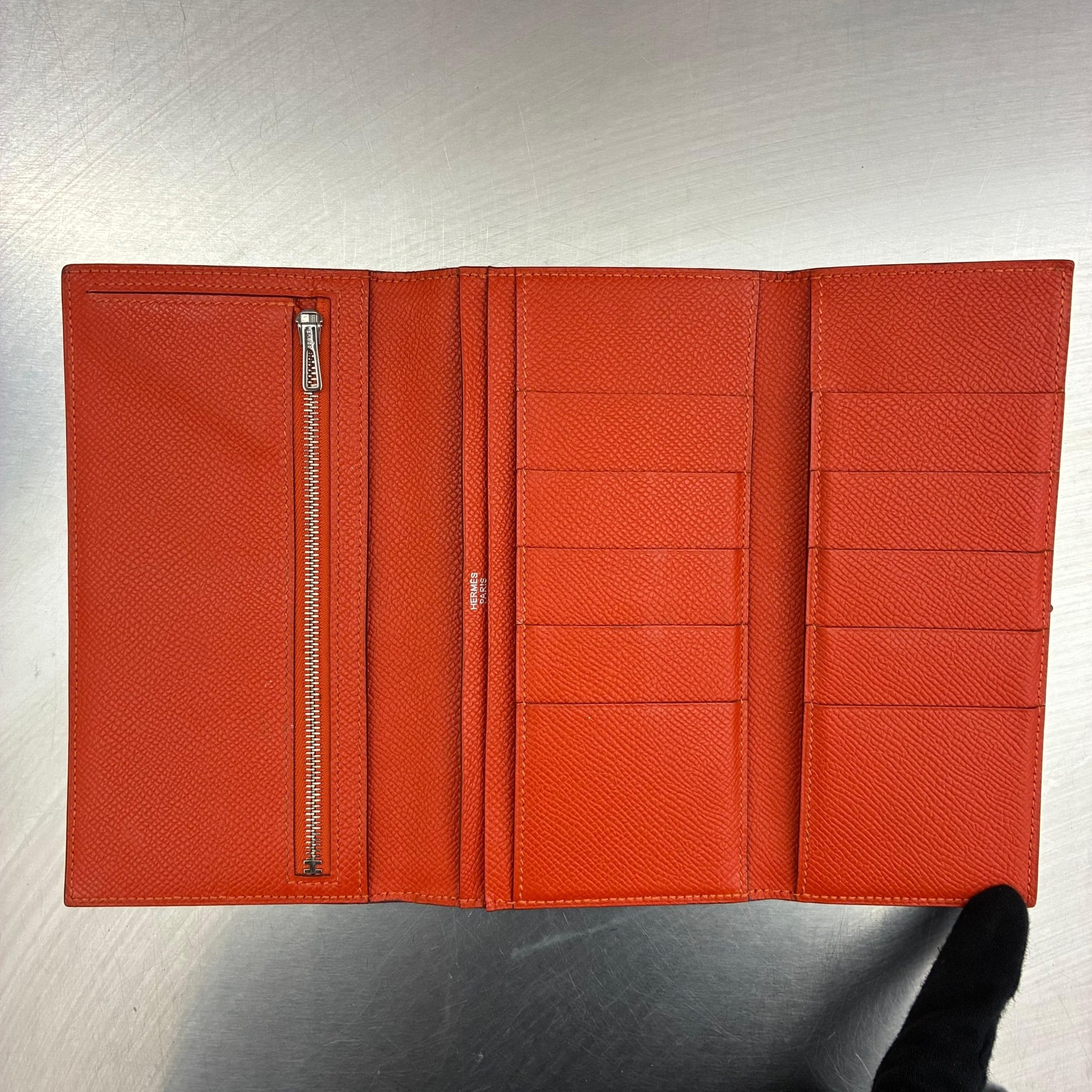 Hermès Geldbörse Béarn Soufflet Epsom