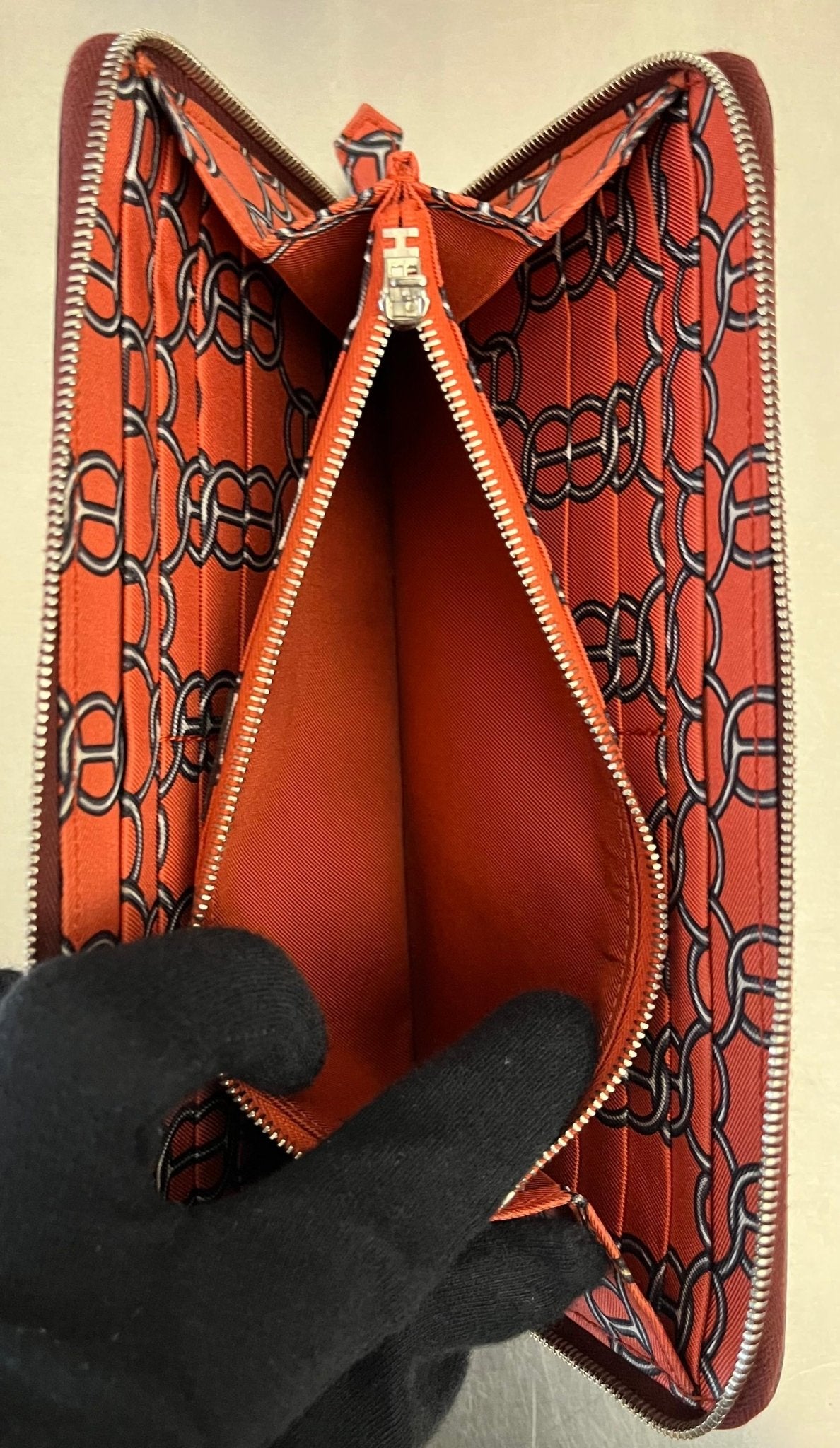 Hermès Geldbörse Silk'in Epsom