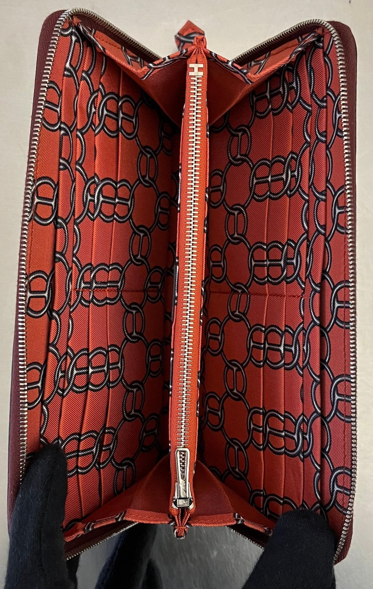 Hermès Geldbörse Silk'in Epsom