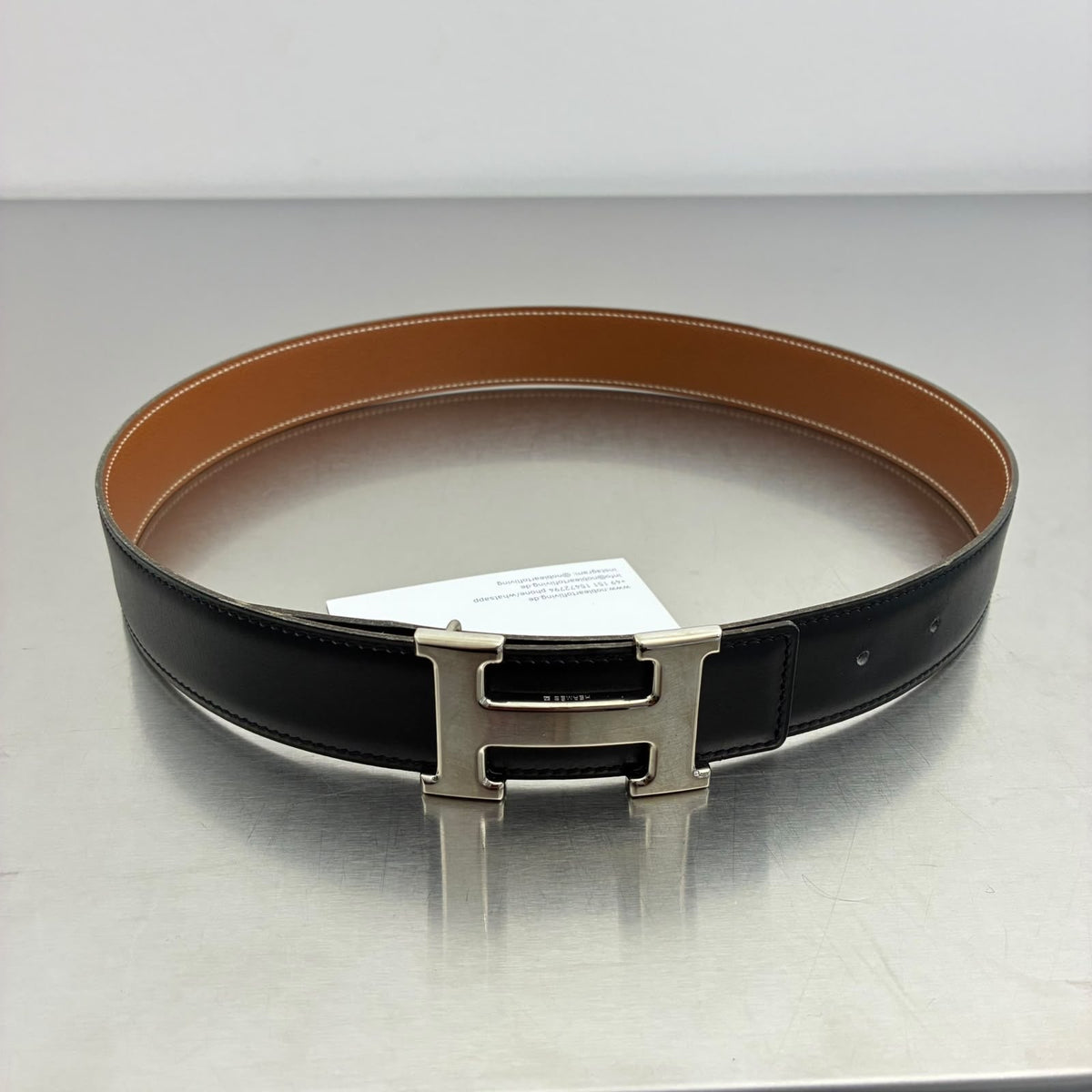 Hermès Gürtel Größe 75