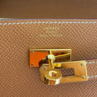 Hermès Kelly To Go Tressage Epsom Gold / Sésame