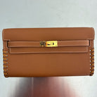 Hermès Kelly To Go Tressage Epsom Gold / Sésame