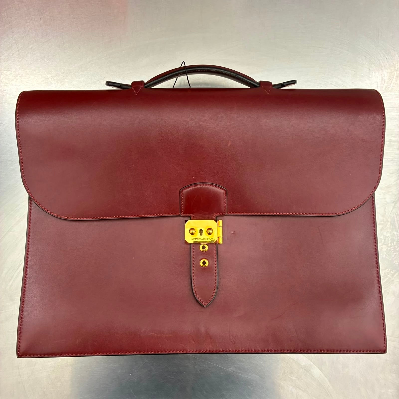 Hermès Sac à Dépêches 38 Box Calf
