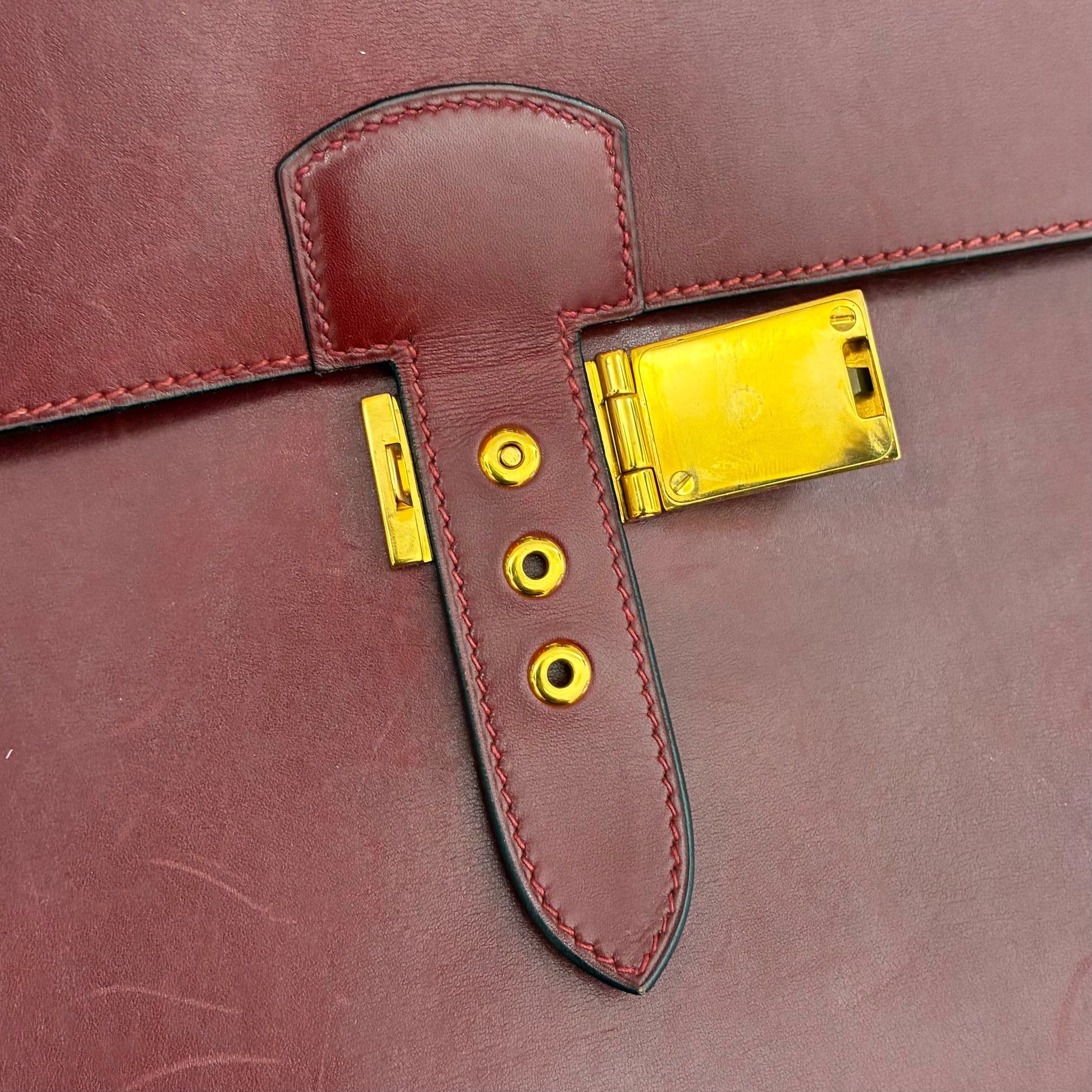 Hermès Sac à Dépêches 38 Box Calf