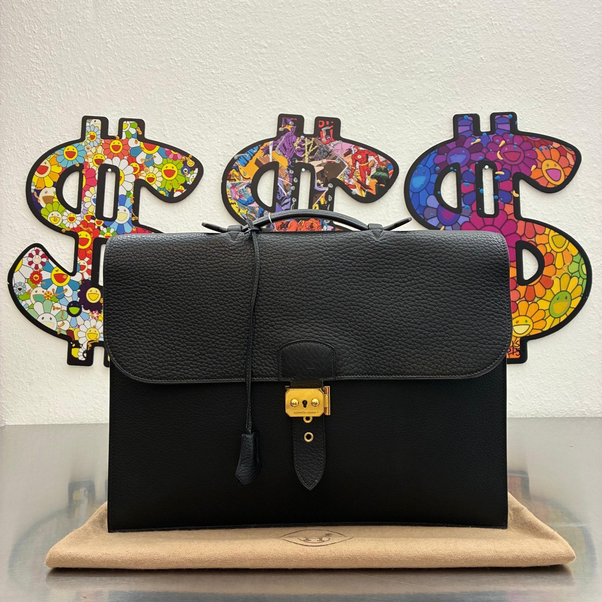 Hermès Sac à Dépêches 38 Fjord