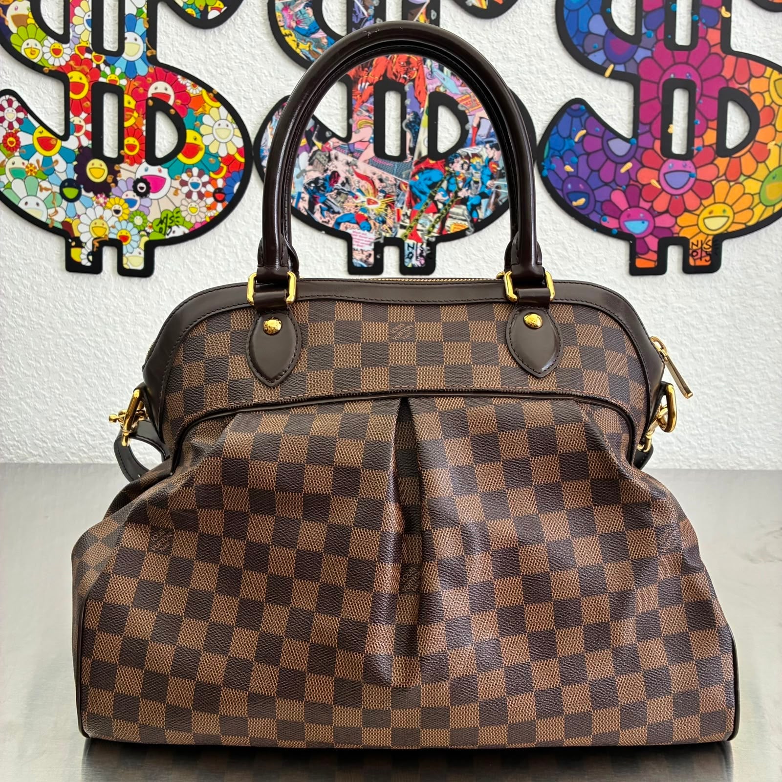 Louis Louis Trevi GM Damier Ebene