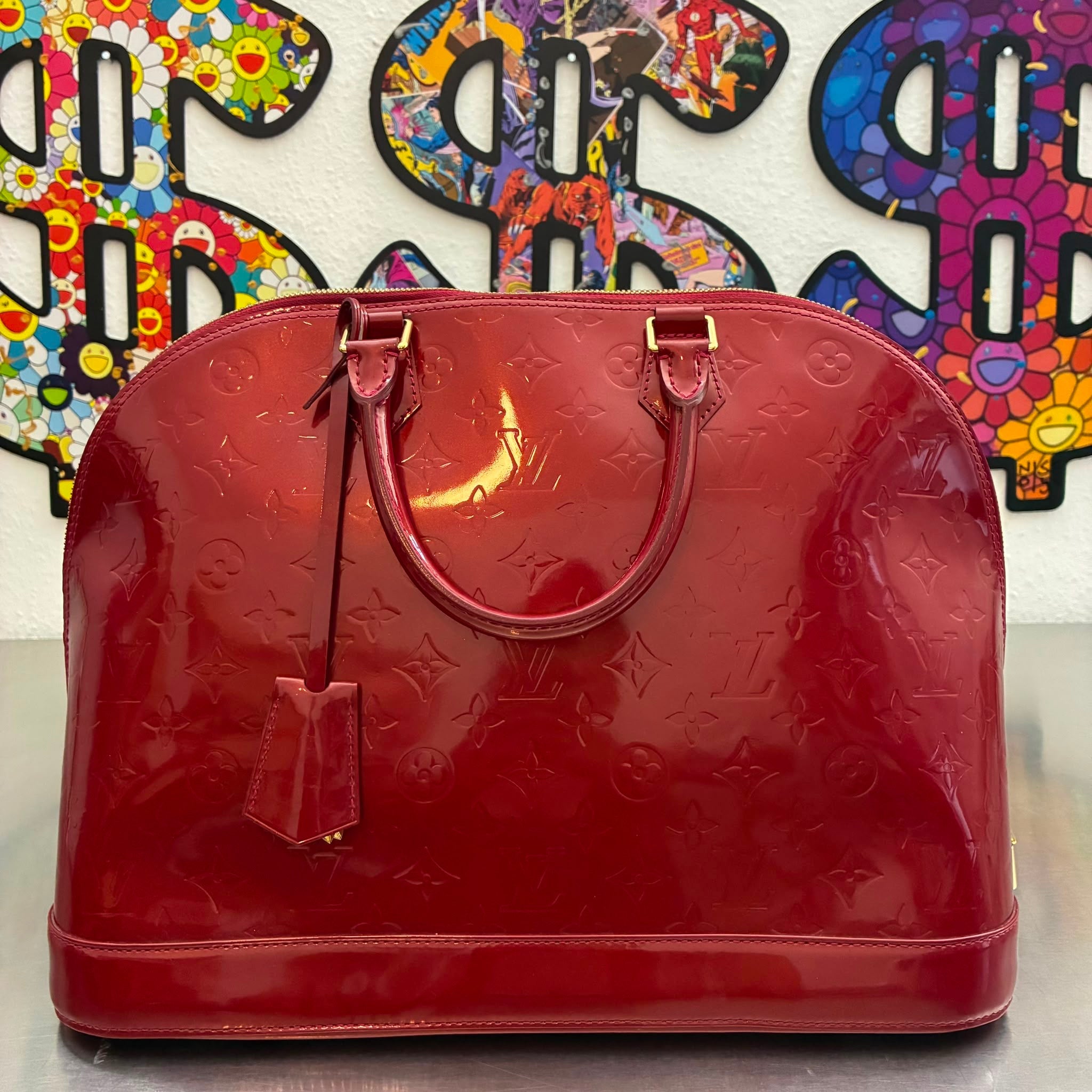 Louis Vuitton Alma GM Vernis