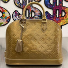 Louis Vuitton Alma PM Vernis Gold