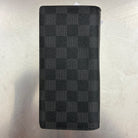 Louis Vuitton Brazza Damier Graphit mit Münzfach (Personalisiert mit T.O)
