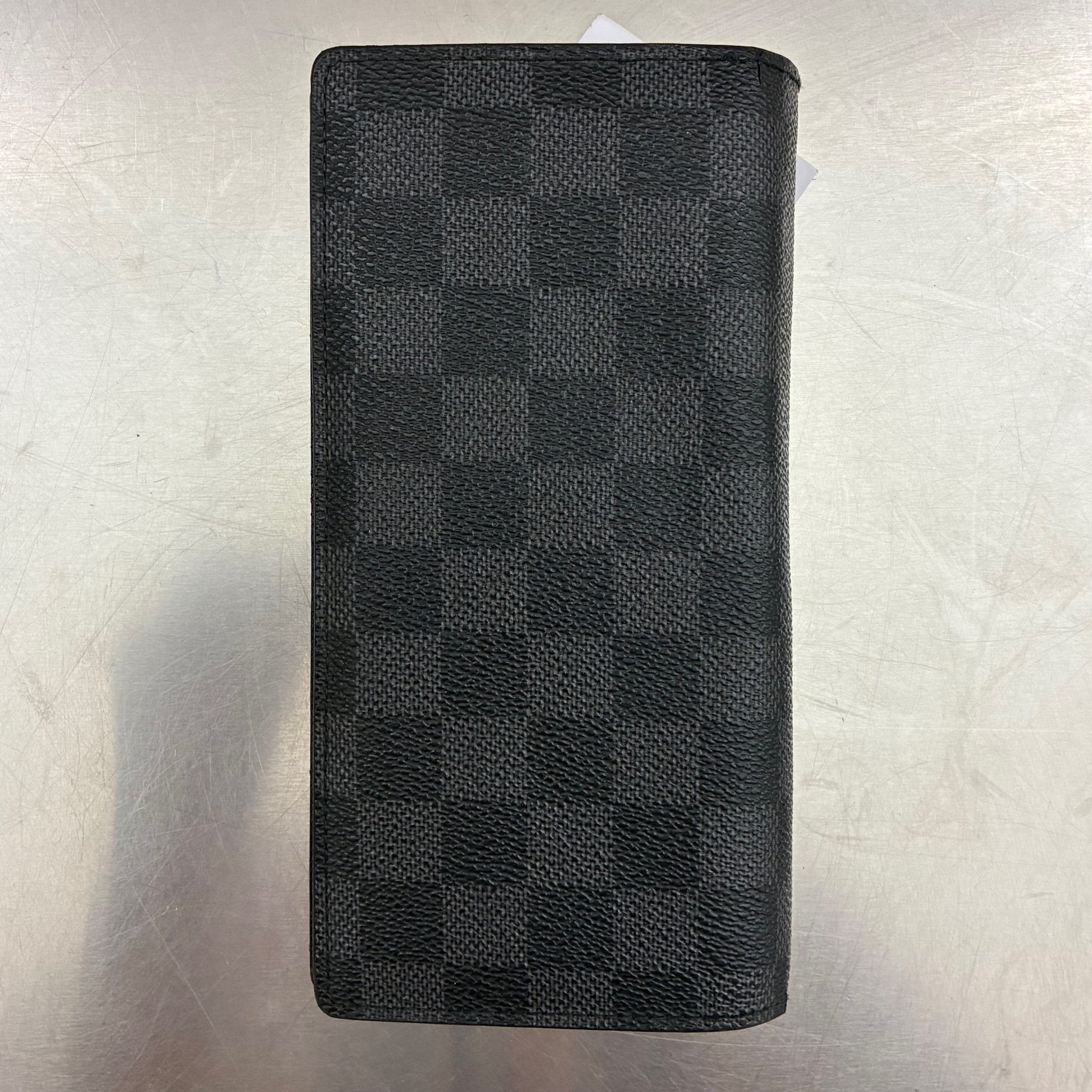 Louis Vuitton Brazza Damier Graphit mit Münzfach (Personalisiert mit T.O)