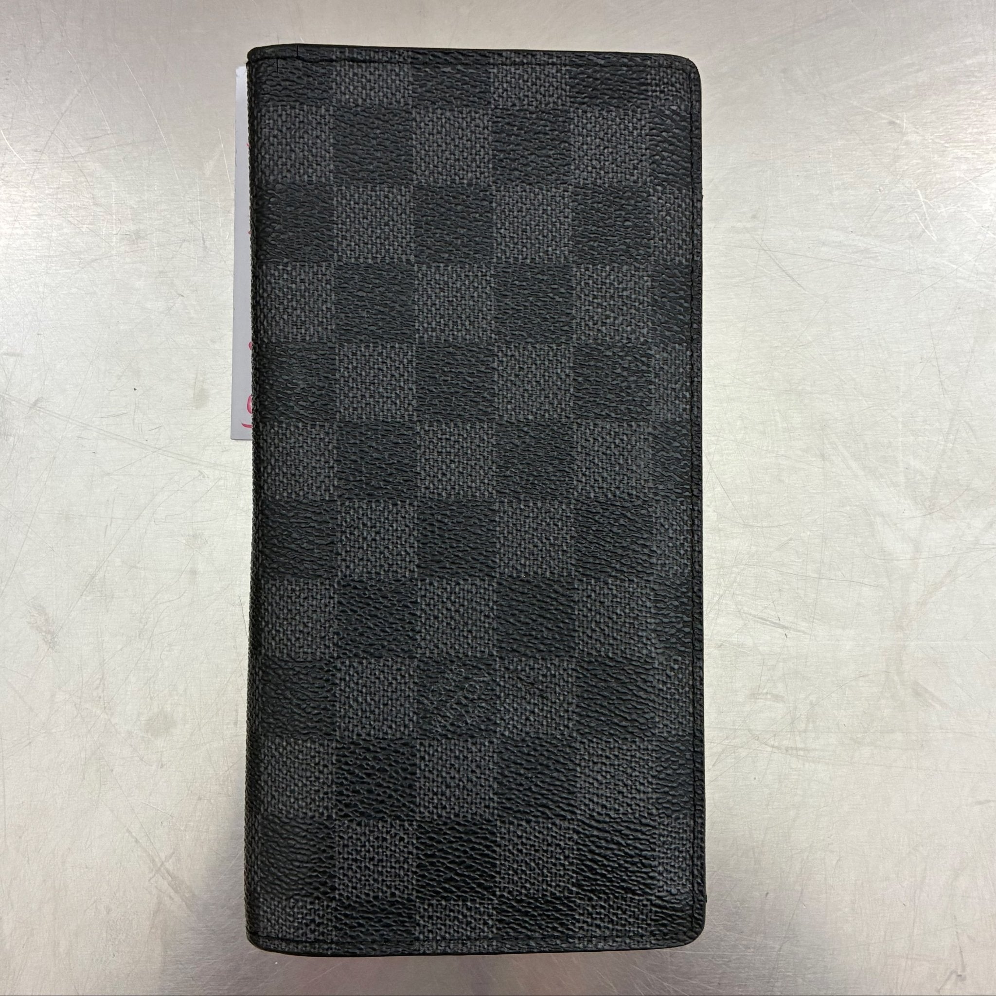 Louis Vuitton Brazza Damier Graphit mit Münzfach (Personalisiert mit T.O)
