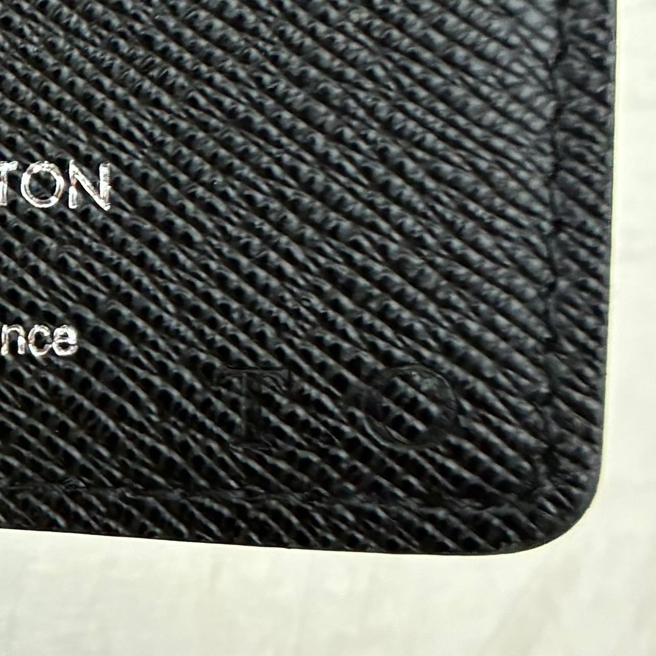 Louis Vuitton Brazza Damier Graphit mit Münzfach (Personalisiert mit T.O)