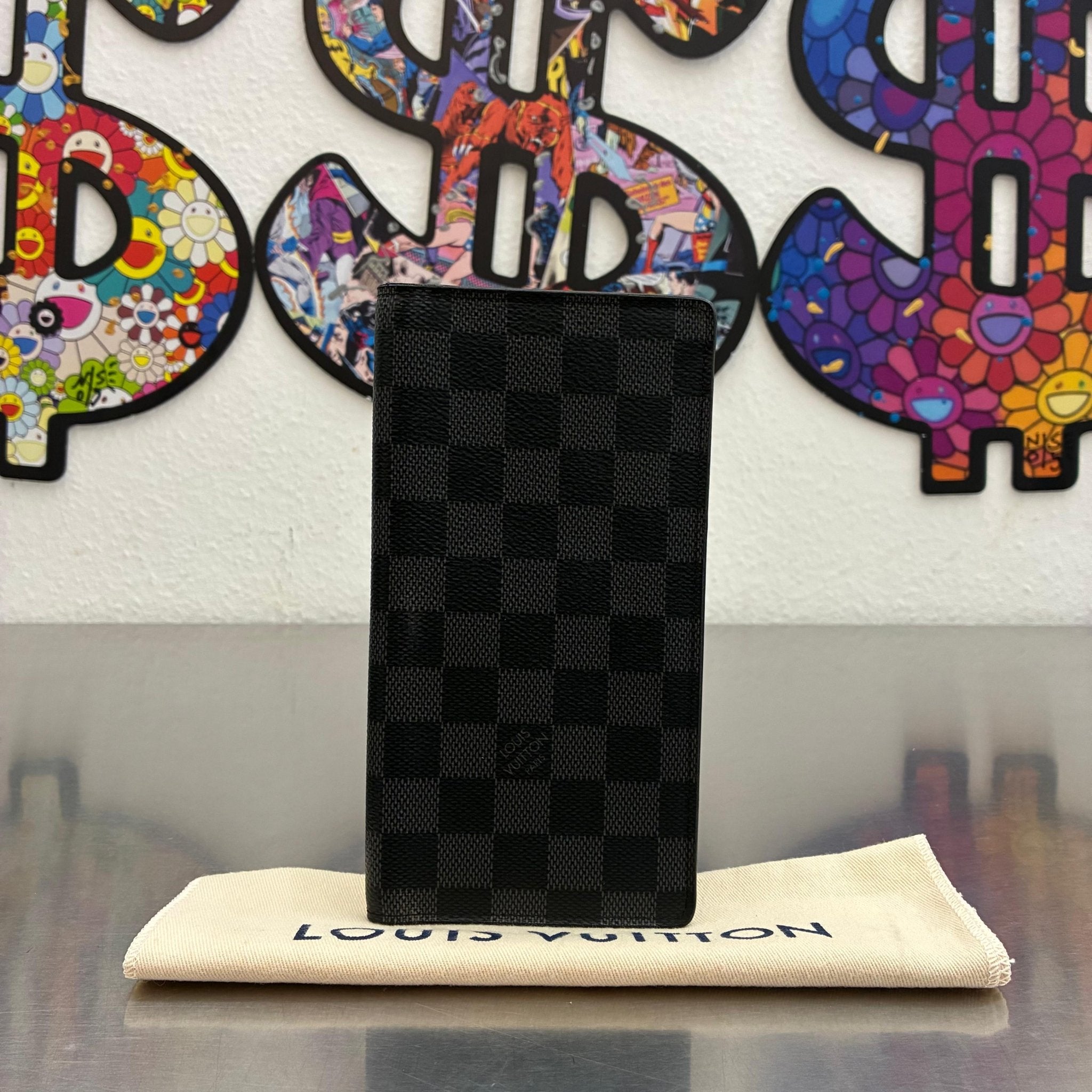 Louis Vuitton Brazza Damier Graphit, ohne Münzfach
