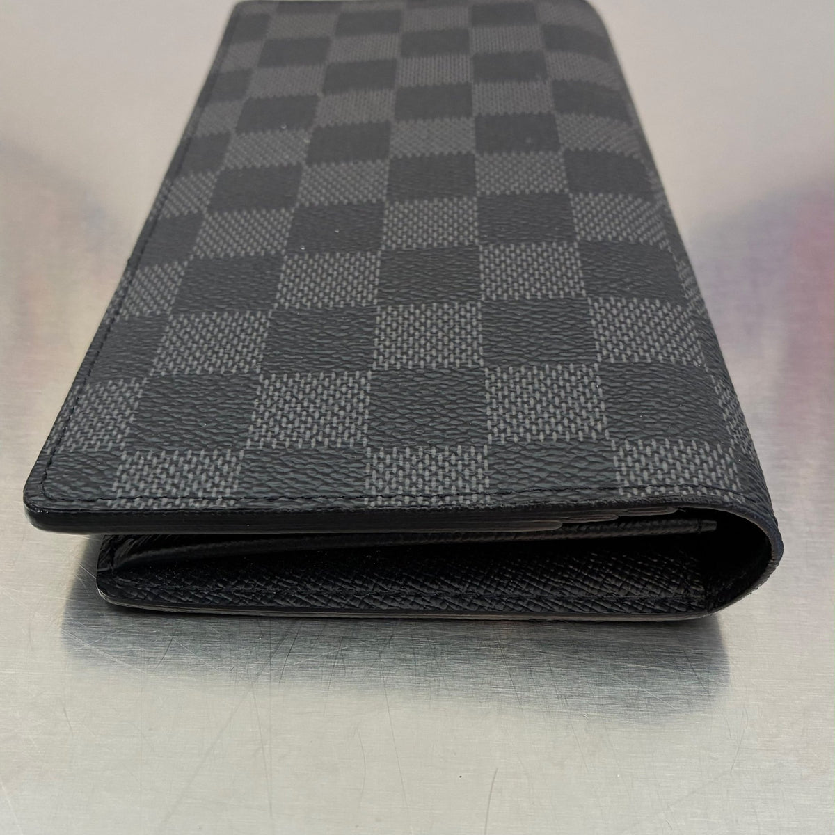 Louis Vuitton Brazza Damier Graphite mit Münzfach