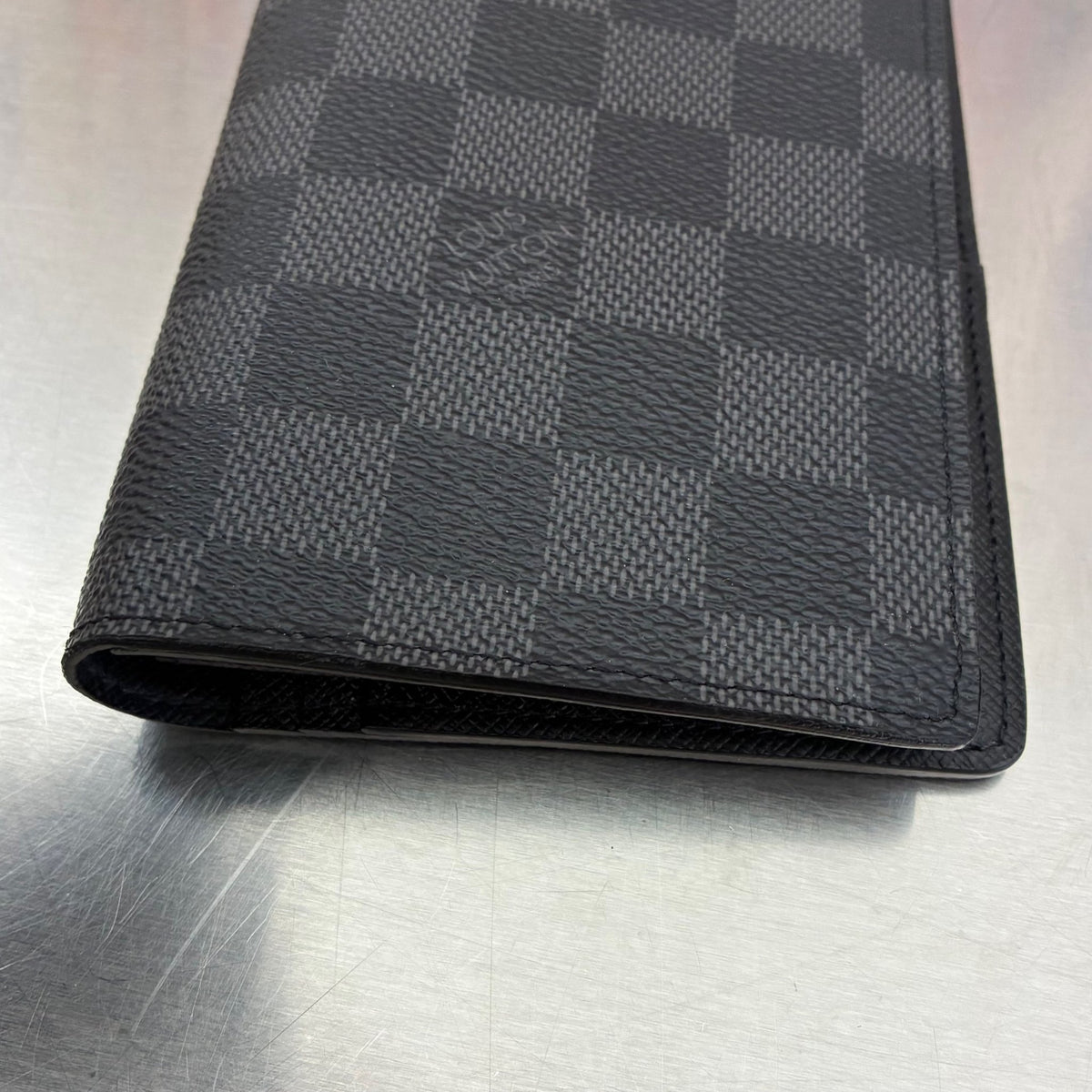 Louis Vuitton Brazza Damier Graphite mit Münzfach