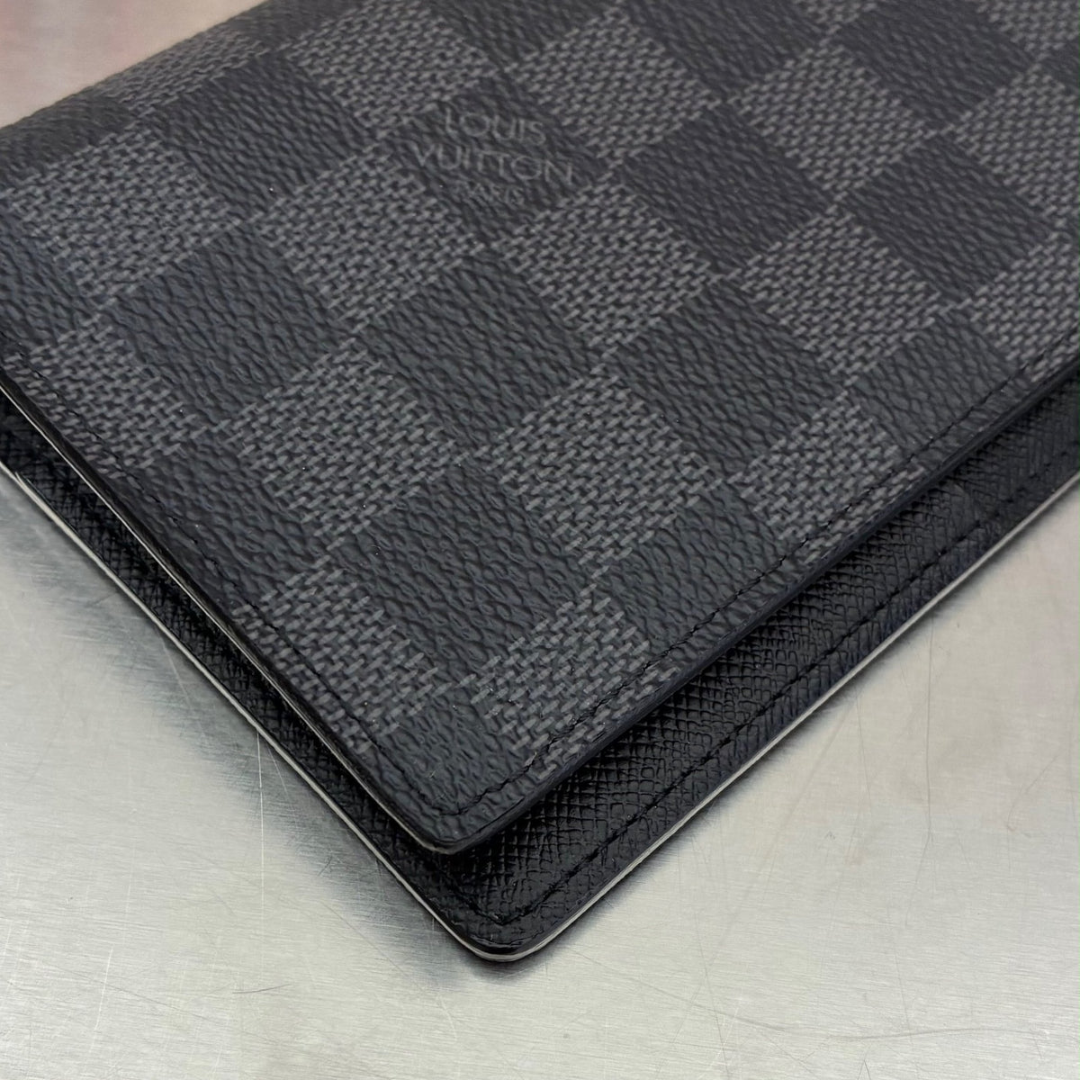 Louis Vuitton Brazza Damier Graphite mit Münzfach