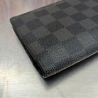 Louis Vuitton Brazza mit Münzfach Damier Graphit