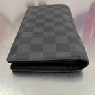 Louis Vuitton Brazza mit Münzfach Damier Graphit