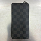Louis Vuitton Brazza mit Münzfach Damier Graphit