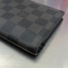 Louis Vuitton Brazza mit Münzfach Damier Graphit