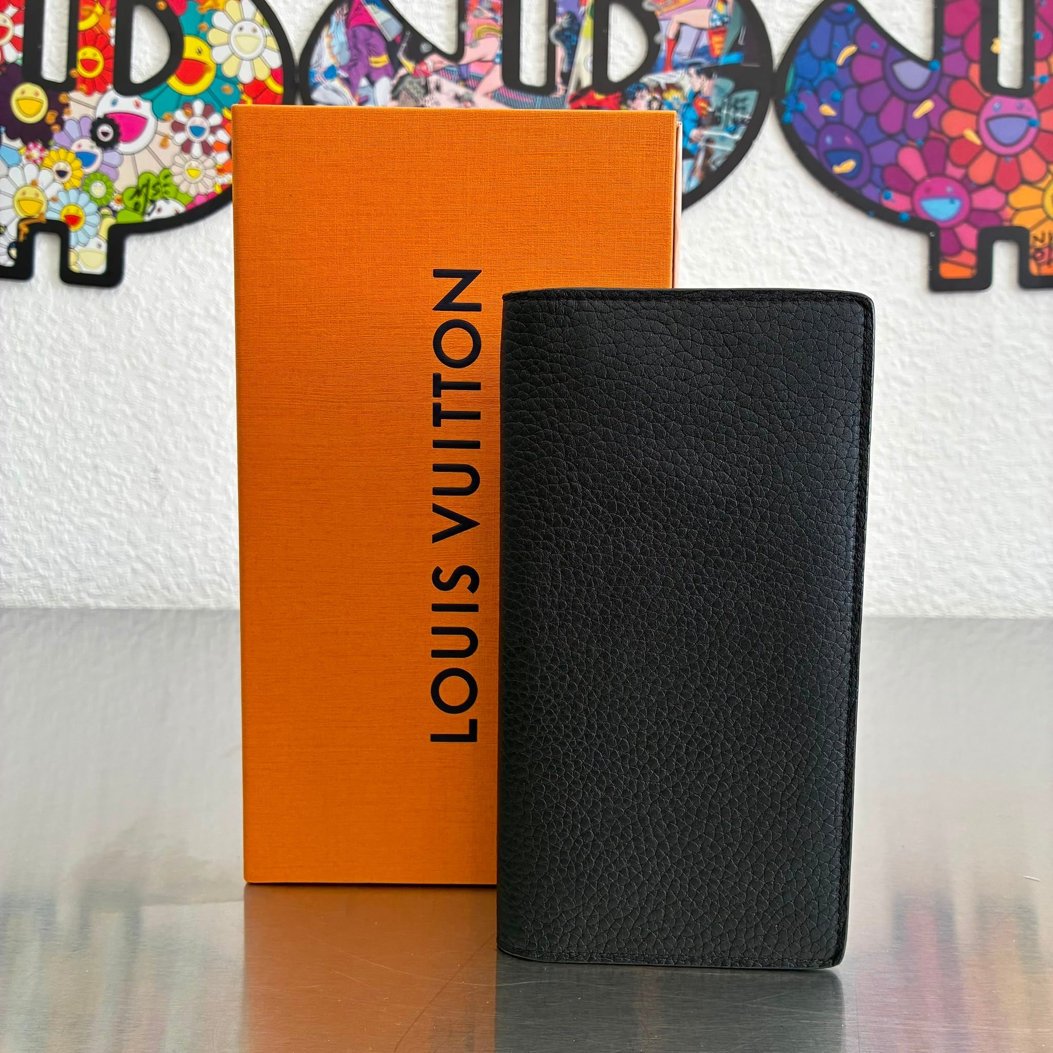 Louis Vuitton Brazza Taurillon mit Münzfach
