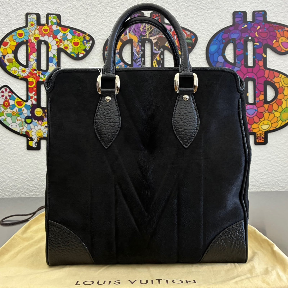Louis Vuitton Cabas Whistler, Kalbsfell mit Naxos-Leder