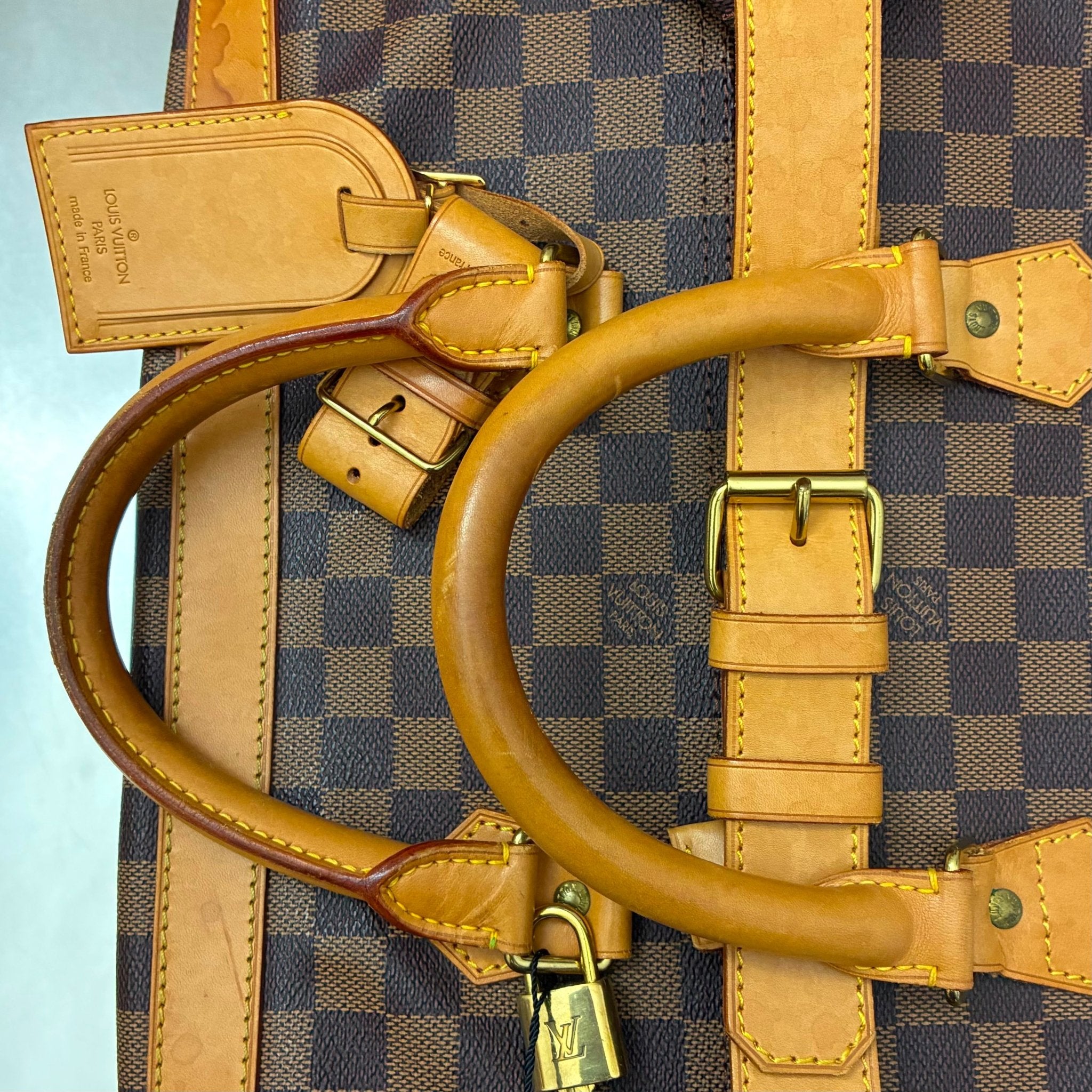 Louis Vuitton Cruiser 45 Damier Ebene limitierte „Edition Centenaire 1896-1996“ Nr. 0213