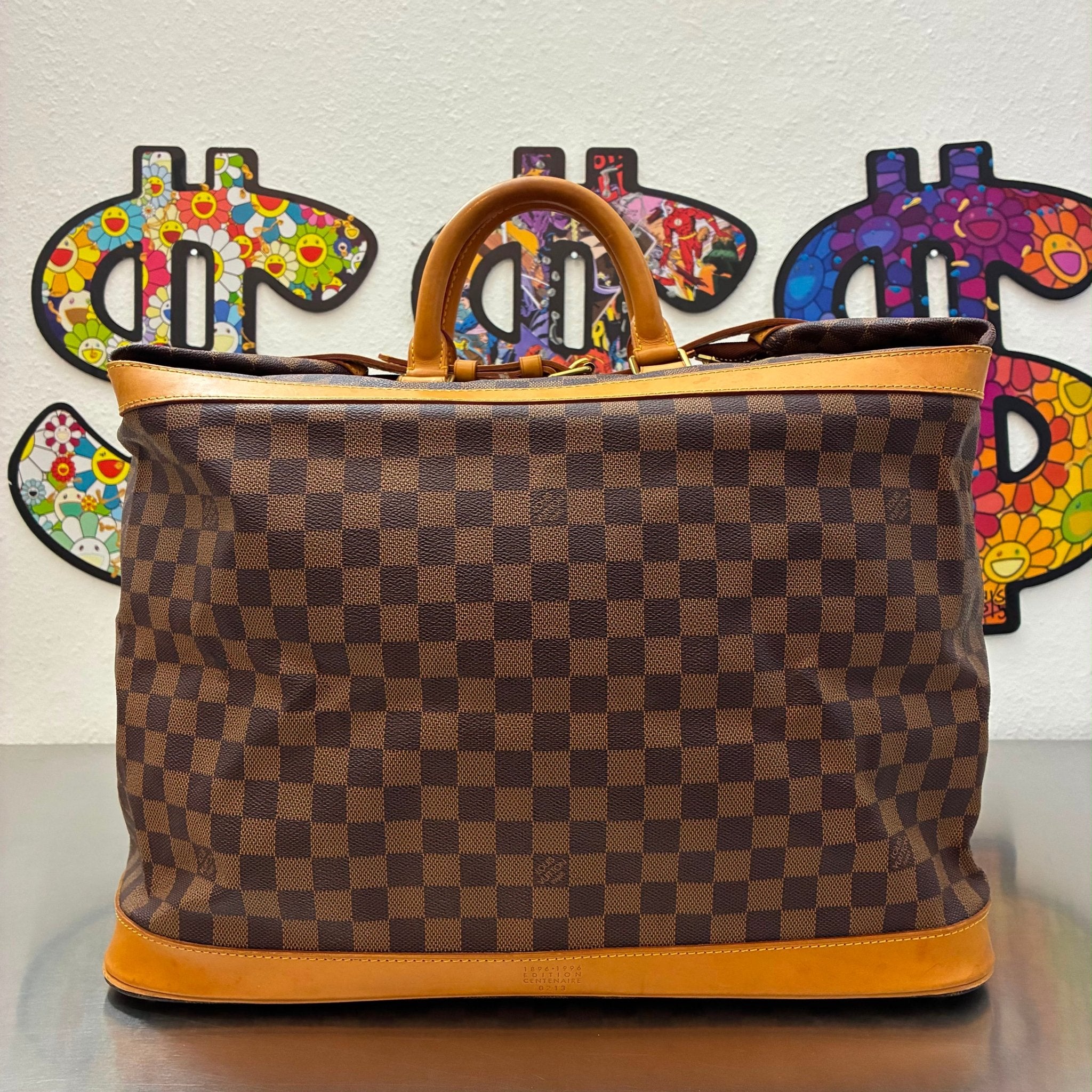 Louis Vuitton Cruiser 45 Damier Ebene limitierte „Edition Centenaire 1896-1996“ Nr. 0213