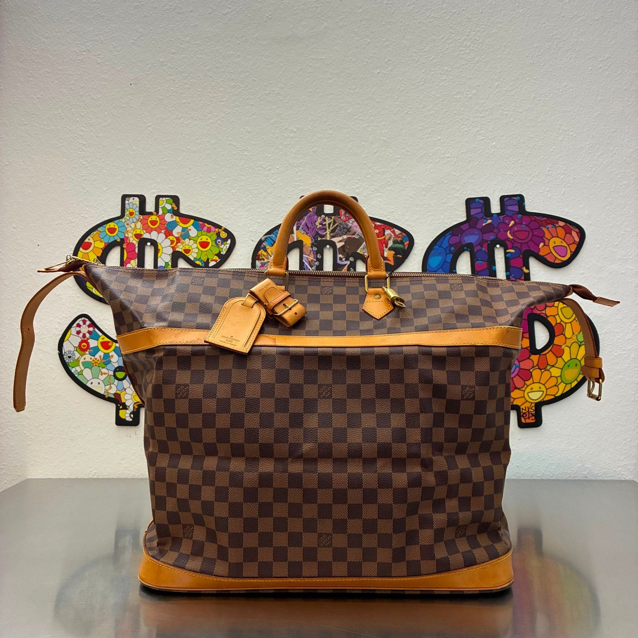 Louis Vuitton Cruiser 45 Damier Ebene limitierte „Edition Centenaire 1896-1996“ Nr. 0213