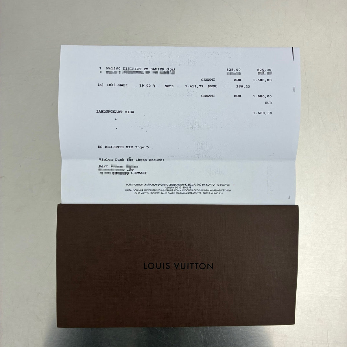 Louis Vuitton District PM Damier Graphite
