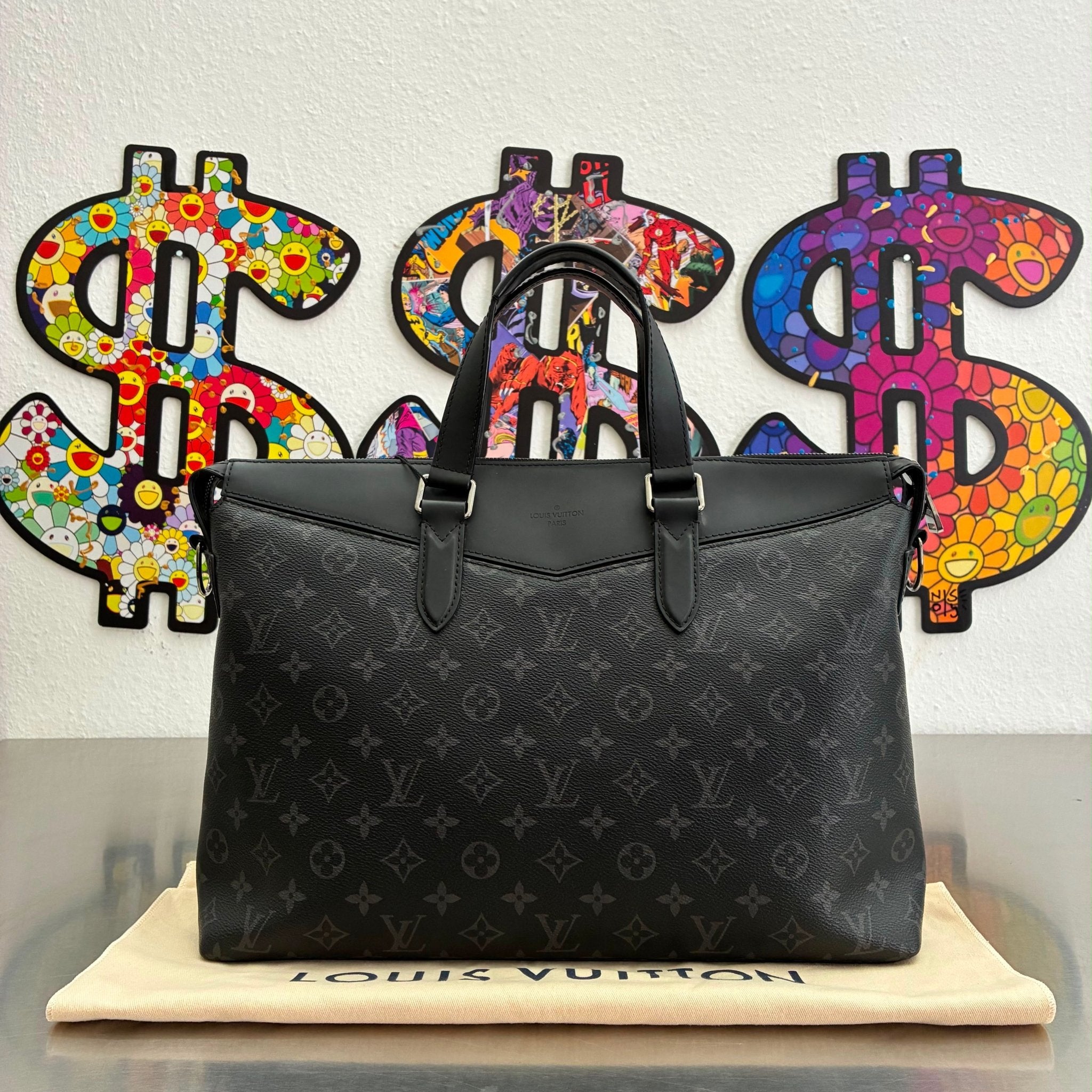 Louis Vuitton Explorer Briefcase Monogram Graphit