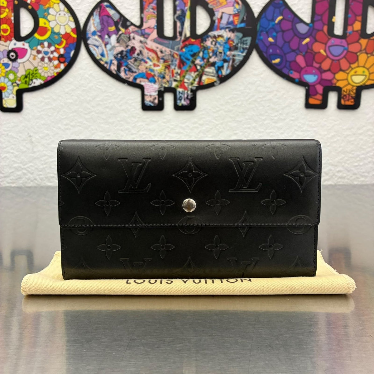 Louis Vuitton Geldbörse Trésor Monogram Mat