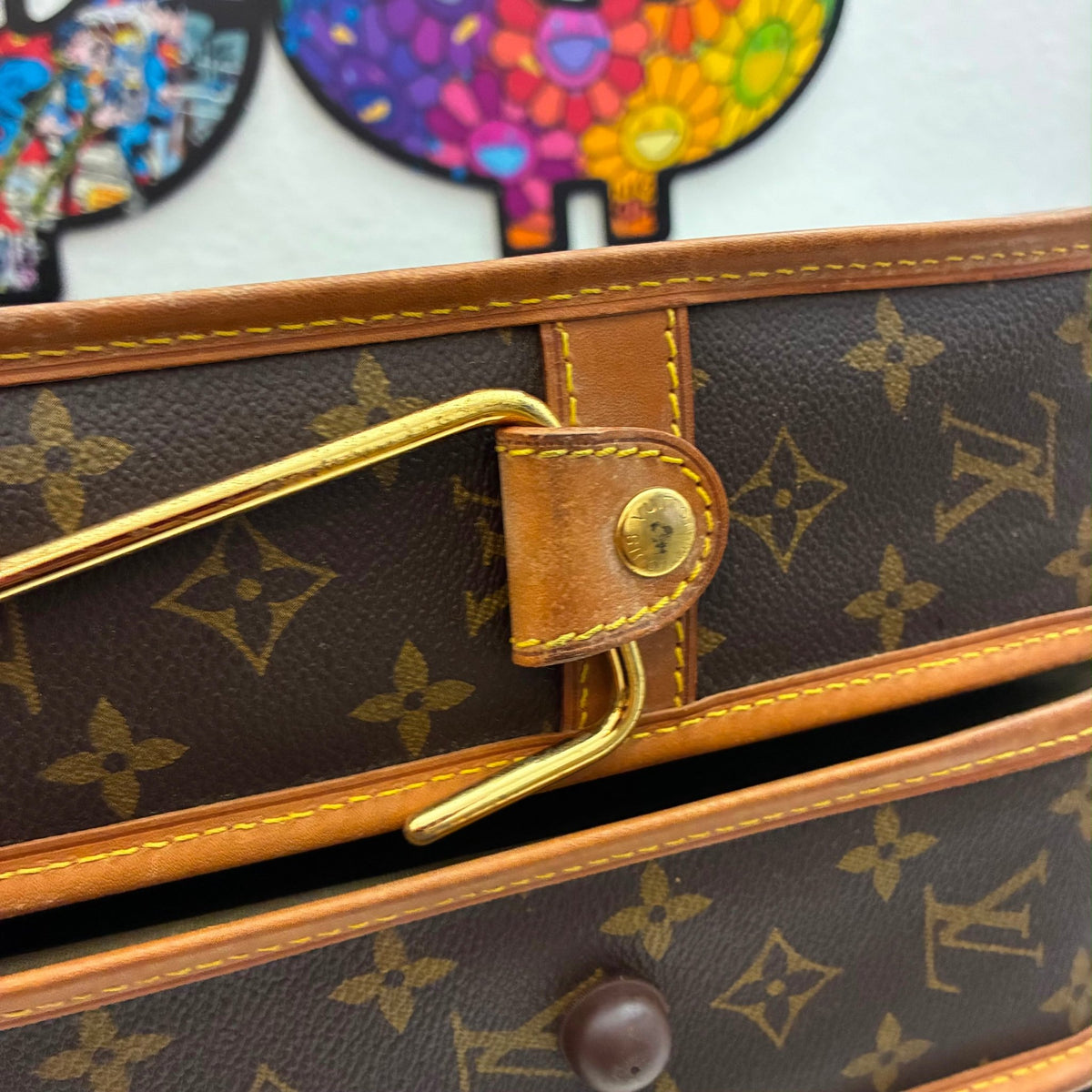 Louis Vuitton Große Kleidertasche mit zwei Kleiderbügeln und extra Innentasche / Monogam