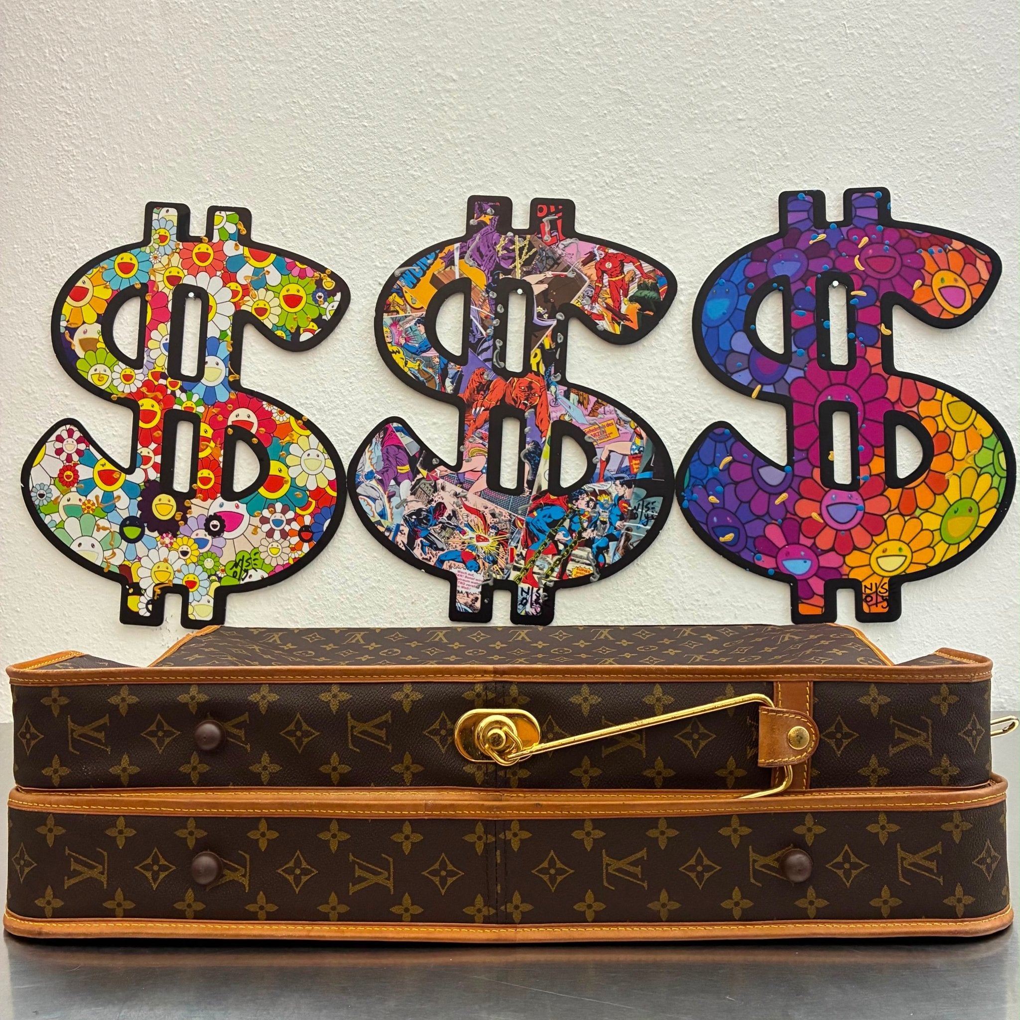 Louis Vuitton Große Kleidertasche mit zwei Kleiderbügeln und extra Innentasche / Monogam
